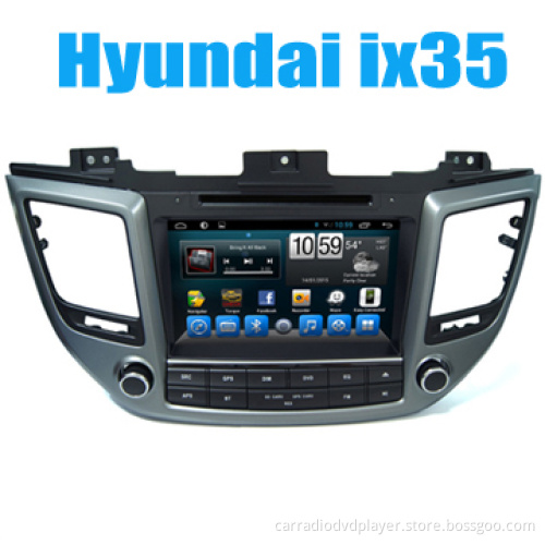 Factory Android 2 Din Car Radio Bluetooth DVD Player Hyundai IX35 2012 GPS Multimedia System